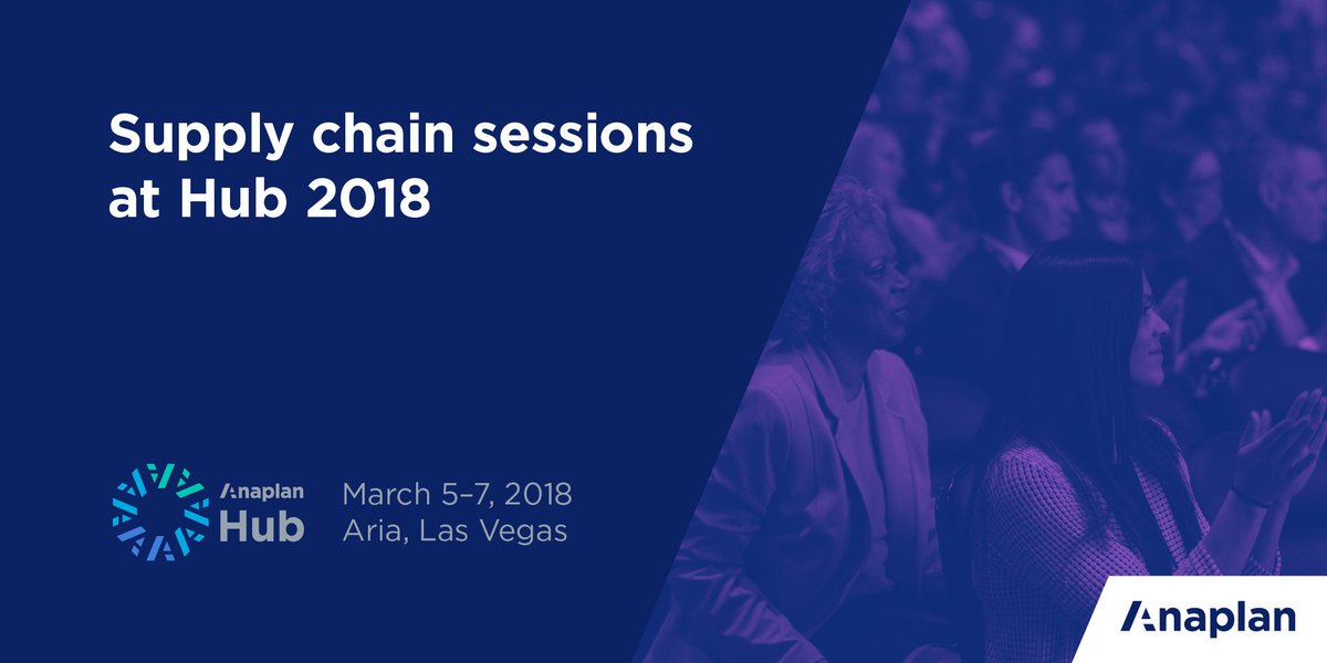 AJanaplan's tweet photo. Interested in staying on top of your #supplychain game and learning from peers and experts alike? Join us at #AnaplanHub. https://t.co/V39PhXNkxt https://t.co/IF43QCKp9V