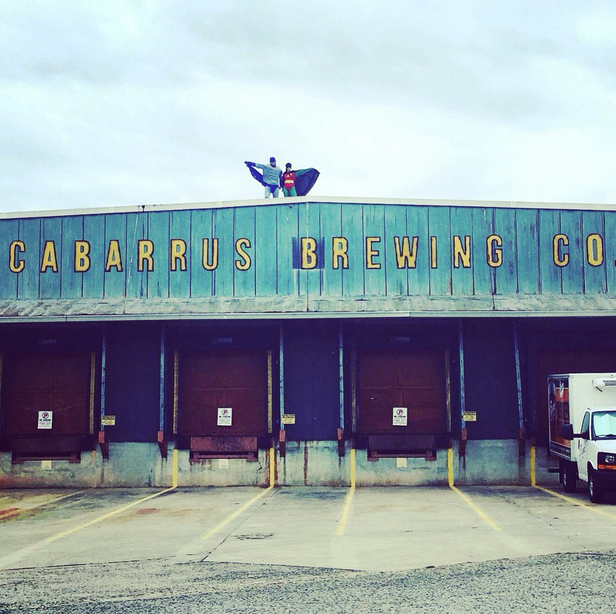 CabarrusBrewCo's tweet photo. Why are #batmanandrobin hanging out on our roof? Is #thejoker is up to something? Or are they just getting excited about #ConcordMicroCon on May 5! Stay tuned for deets! Same bat time, same bat channel! #concordbeer #cabcobeer #concordnc #cltbeer #ncbeer #comiccon #comicbooks https://t.co/vQOCAlm7Xv
