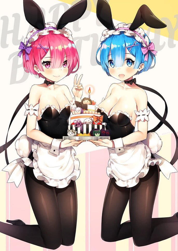 rizero_zuki's tweet photo. レムりん、ラムちー誕生日おめでとう！！🎂🎂
#レムラム生誕祭2018 
#2月2日はレムとラムの誕生日 
#2月2日までに202RT目指す 
#twitter上にいるレム好き全員と繋がりたい 
#ラム好きと繋がりたい 
#リゼロ好きな人はRT https://t.co/ud9owEWd1t