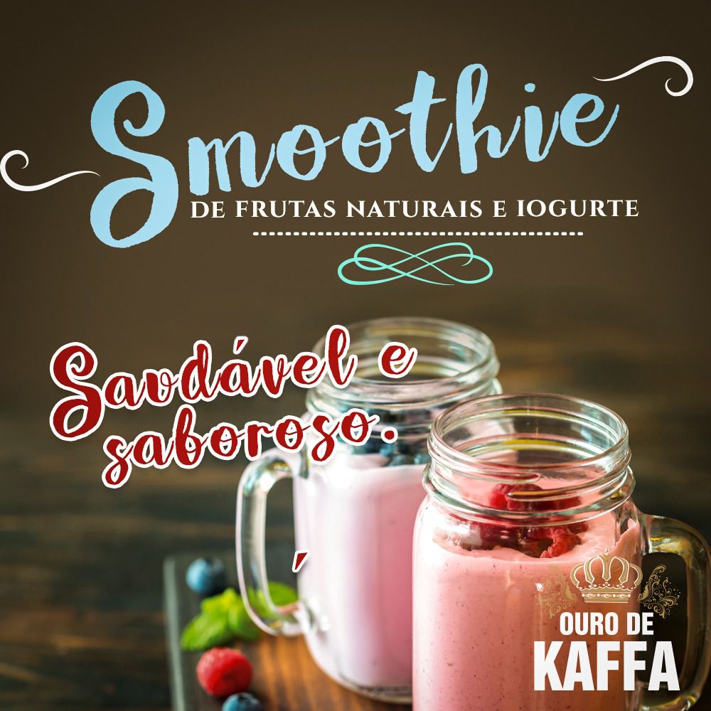 Nosso café é um charme, mas também temos bebidas geladas e igualmente deliciosas.  #OurodeKaffa #café #cafeteria #caféespecial #smoothies