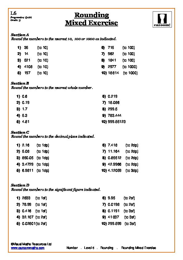 cazoom maths on twitter round off the week with this rounding activity worksheet cazoommaths rounding worksheets maths https t co y2yj6yh4p7 https t co 8bfzmq2dps twitter