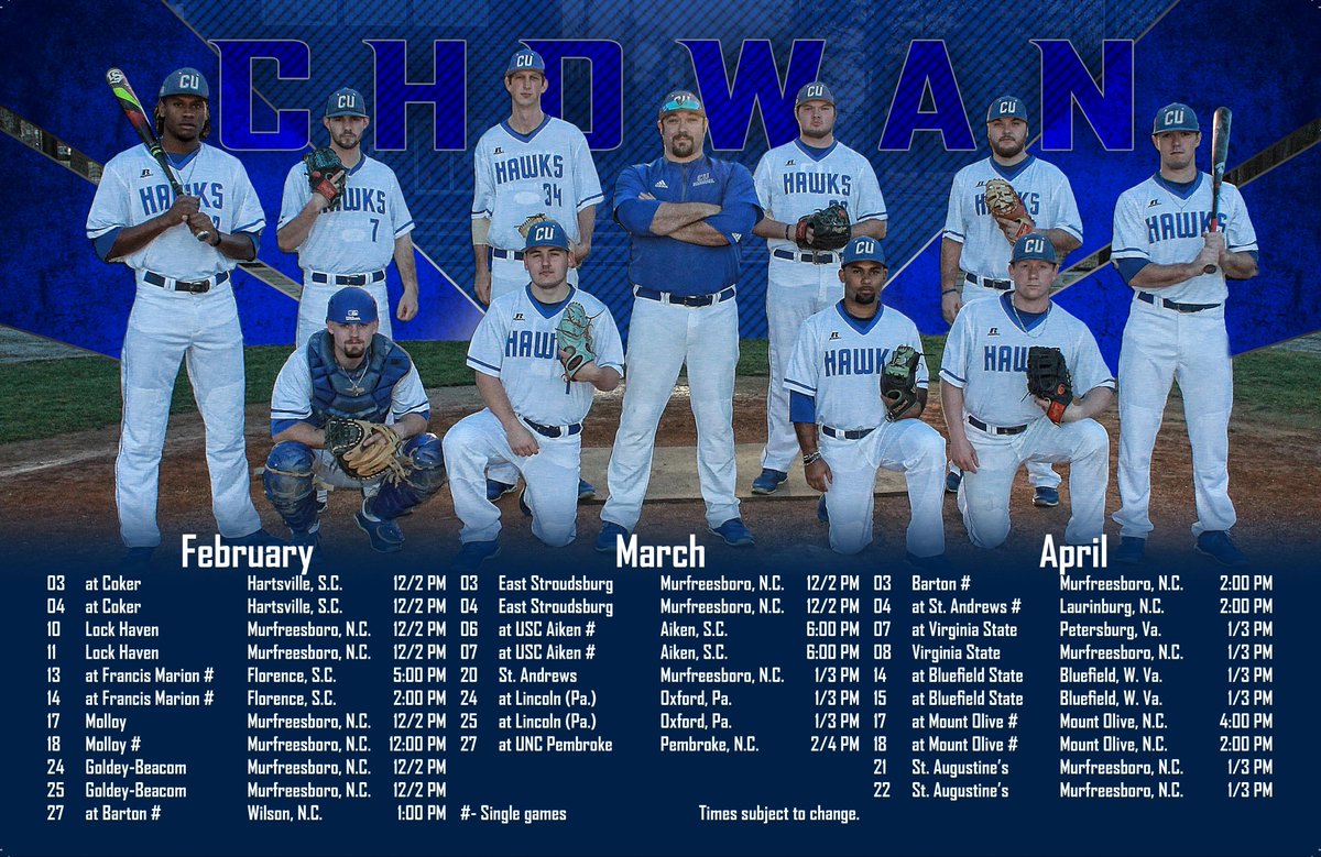 cuhawks's tweet photo. 2018 @ChowanBaseball Poster
@PosterSwag https://t.co/4GTZVR0E3o