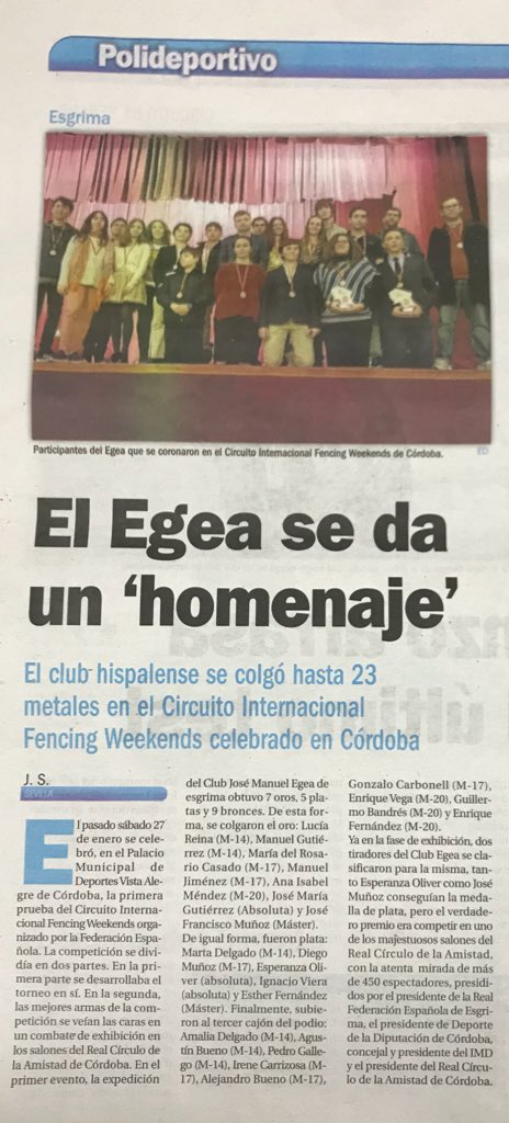 ESGRIMA J.M.EGEA tweet media