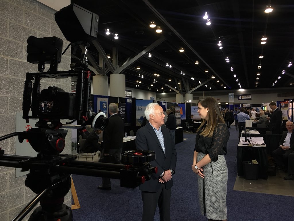 ViscountMining's tweet photo. Picture of Viscount Mining $VML CEO Jim McKenzie being interviewed at the Vancouver Resource Investment Conference in #Vancouver #VRIC18 #Canada #SmallCapPower #ToBeReleasedSoon 👈 https://t.co/LglGwGMKZS