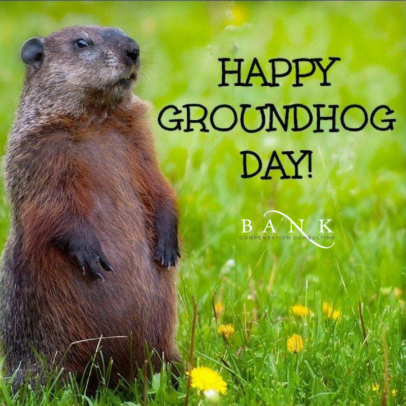 BankCompConsult's tweet photo. Happy Groundhog Day! https://t.co/thqp83u2yr