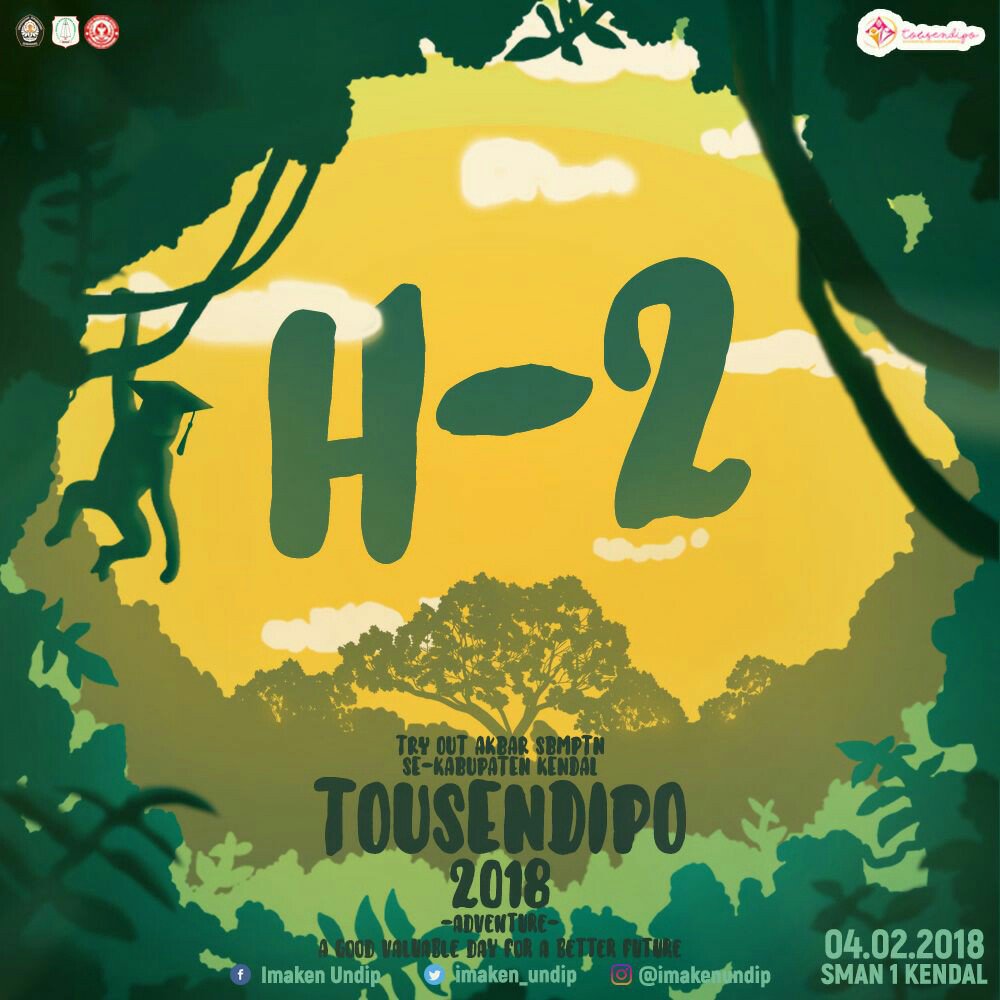 imaken_undip's tweet photo. H-2 ! Tousendipo 2018 https://t.co/BMWhD9W4j9