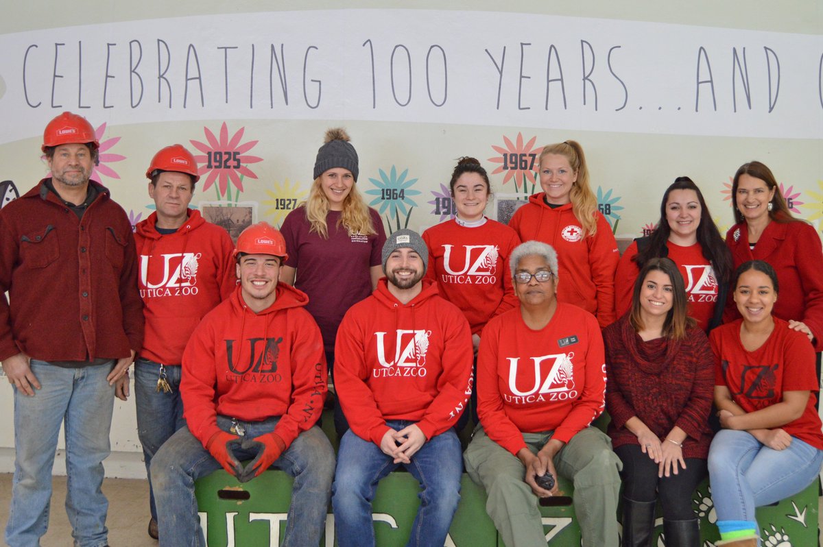 UticaZoo's tweet photo. #GoRedForWomen #GoRedUtica Today we are wearing red to raise awareness of heart disease and stroke in women. Heart disease is the number one killer of women. https://t.co/G1ke9vrVHv