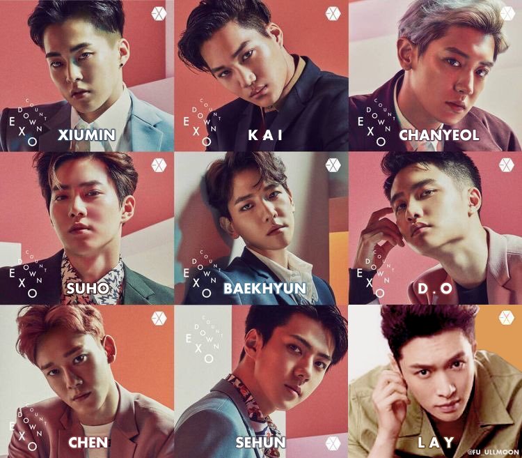 Fuu Exoってこんなグループだよイラスト描きました