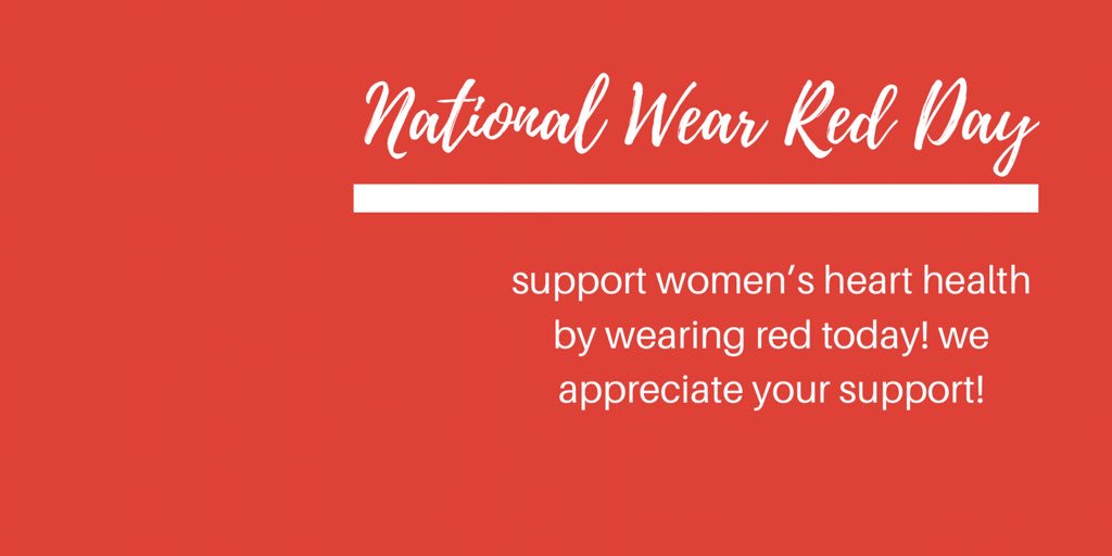 Join Alpha Phi in supporting Women’s Heart Health by wearing red today! Who do you wear red for?