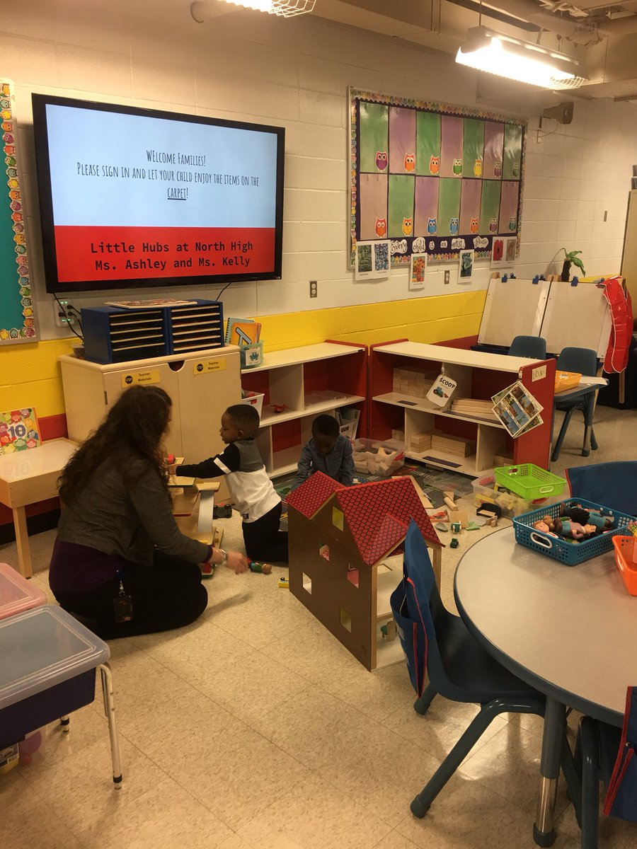 HubsNHHS's tweet photo. Welcome to our new Pre-K program-look at the fun things occurring today and everyday in our new room @coltybugsmama @wcpsmd @SemlerMatthew #hubpride https://t.co/AaSovEOHiJ
