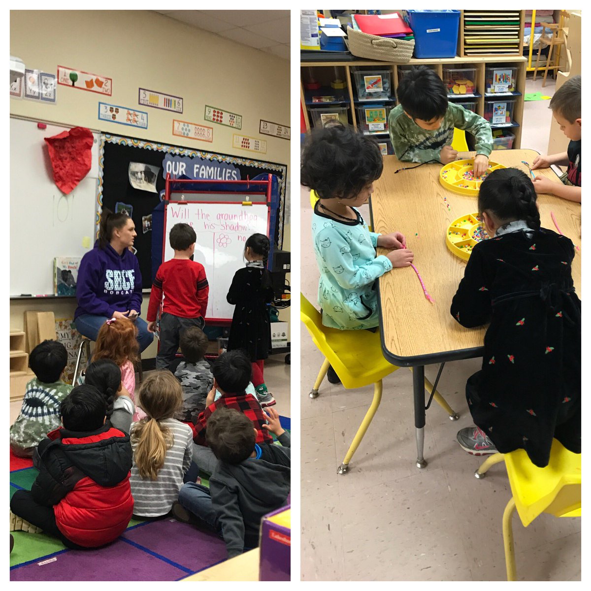lindsaymkyle's tweet photo. Our #SBCEBobcats making predictions and patterns in @ShieldsPreK class! https://t.co/3ASpzcC3yp