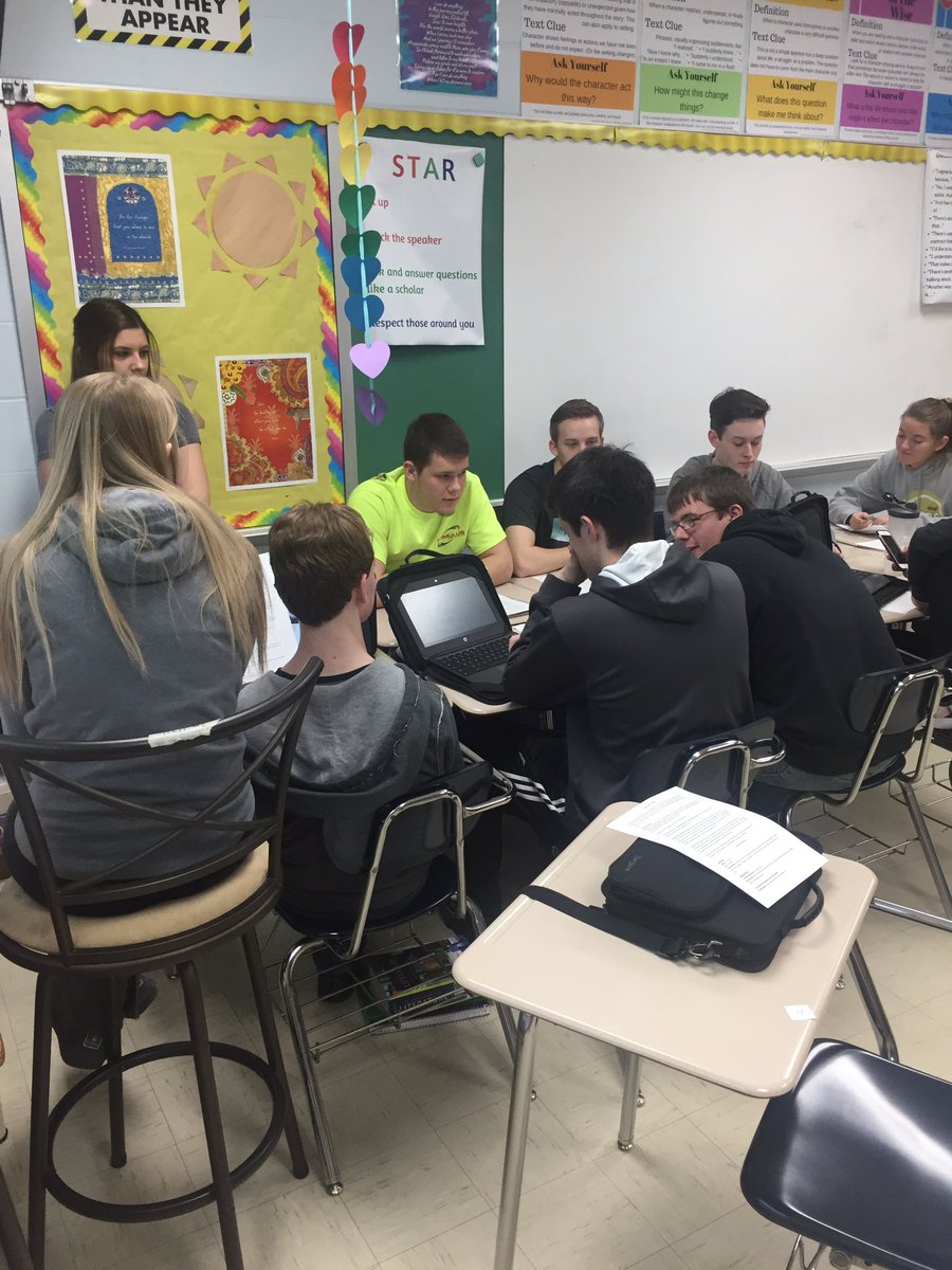 HohlLHS_ELA's tweet photo. ENG 206 students preparing for mock trial of Minnie Wright. #Trifles #SusanGlaspell @LoogooteeHS https://t.co/DIsrAkKraU