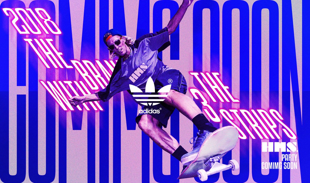 lo1622ve's tweet photo. 2018 HMS x ADIDAS coming soon โผ๏ธ #adidas #adidasoriginals #adidasskateboarding #adifans #adifriends #skateboard #HMS #HMSAdidas #Adidasparty #Party #HMSparty #3years #partycomingsoon #comingsoon #adidastaiwan https://t.co/7WRg84oCQ8