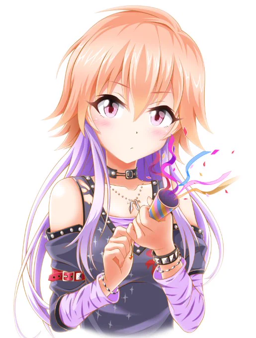 投稿したイラストから飛鳥さんを単体で。志貴さんが紫髪だったのでエクステカラーからこの私服にしました。 #二宮飛鳥誕生祭2018 #二宮飛鳥誕生祭 #二宮飛鳥誕生日 #デレステ 