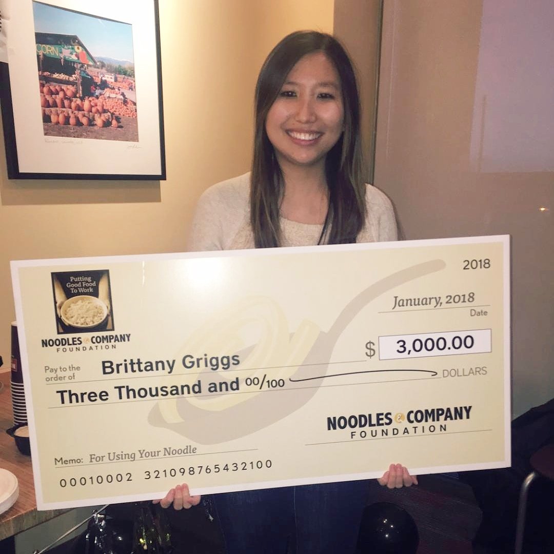 Congratulations to our sister Brittany on winning a scholarship! We are so proud of you!