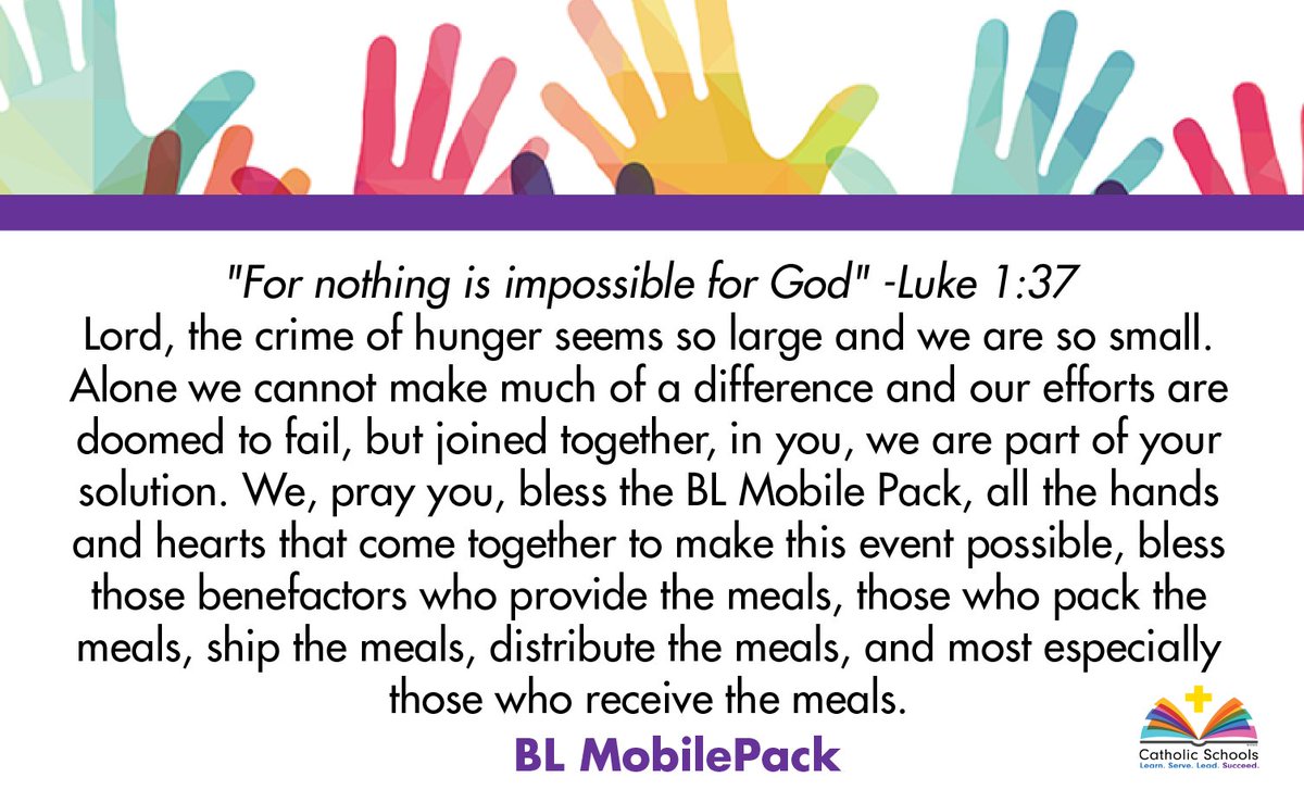 BishopLynch's tweet photo. Pray our way to the #BLMobilePack https://t.co/BQtr9c4RsO