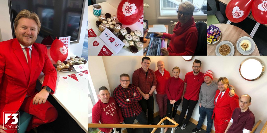 f3group_uk's tweet photo. F3GROUP is wearing something RED today in aid of Children's Heart Surgery Fund. Please join in with us and donate to this great cause! @CHSurgeryFund #WearRedDay #DevelopmentAndConstructionManager https://t.co/iPULixibNn