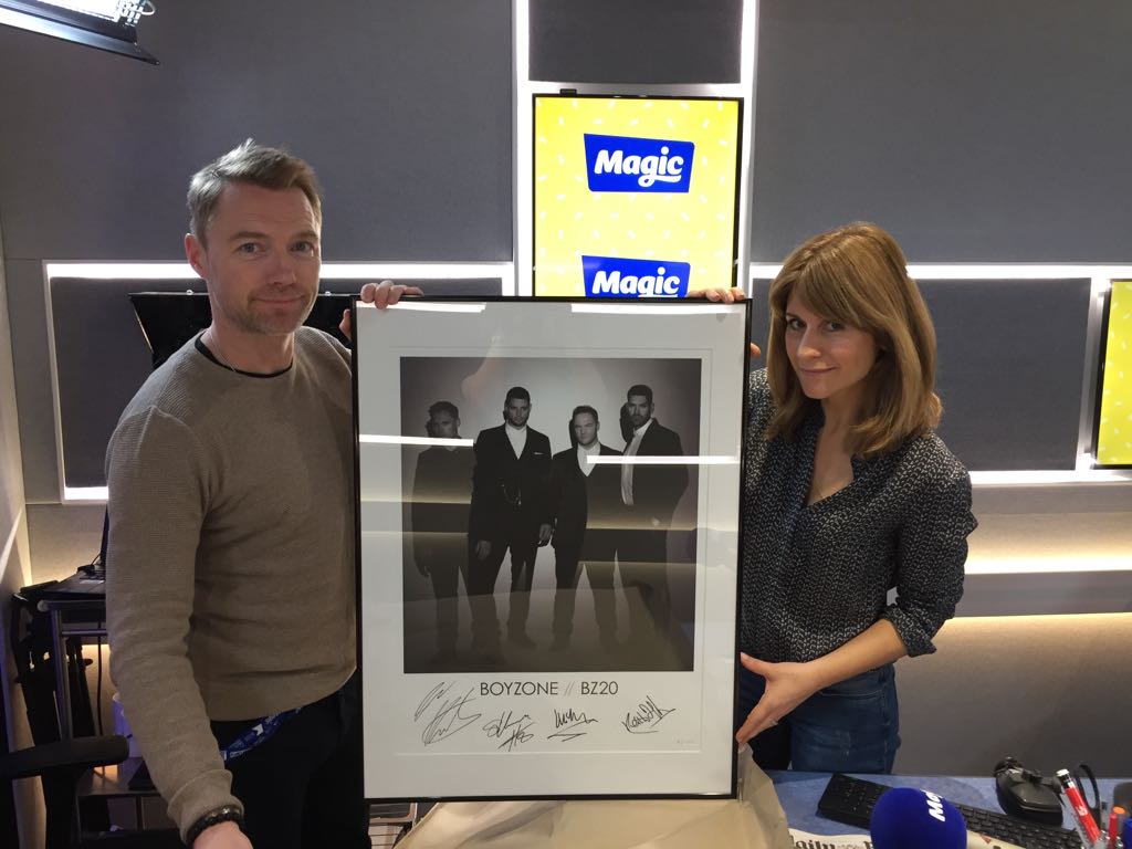 Get your hands on this signed Boyzone poster + gig tickets thanks to our friends <a href="/RonanOfficial/">Ronan Keating</a> &amp; <a href="/HarrietScott_/">Harriet Scott</a> at <a href="/Magicfm/">Magic Radio</a> Breakfast. 😍 Hurry, they’re listed on Gumtree here now: gumtree.com/p/other-miscel… #GotItOnGumtree #MagicOnGumtree