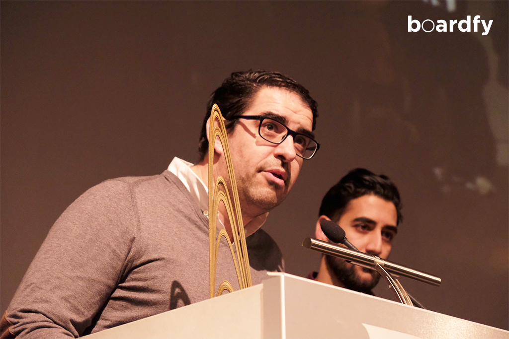 "Estamos muy orgullosos de recibir este premio. Toca currar e ir a por el siguiente" #CEO #Laconawards2018 #startups  #ticgalicia2018