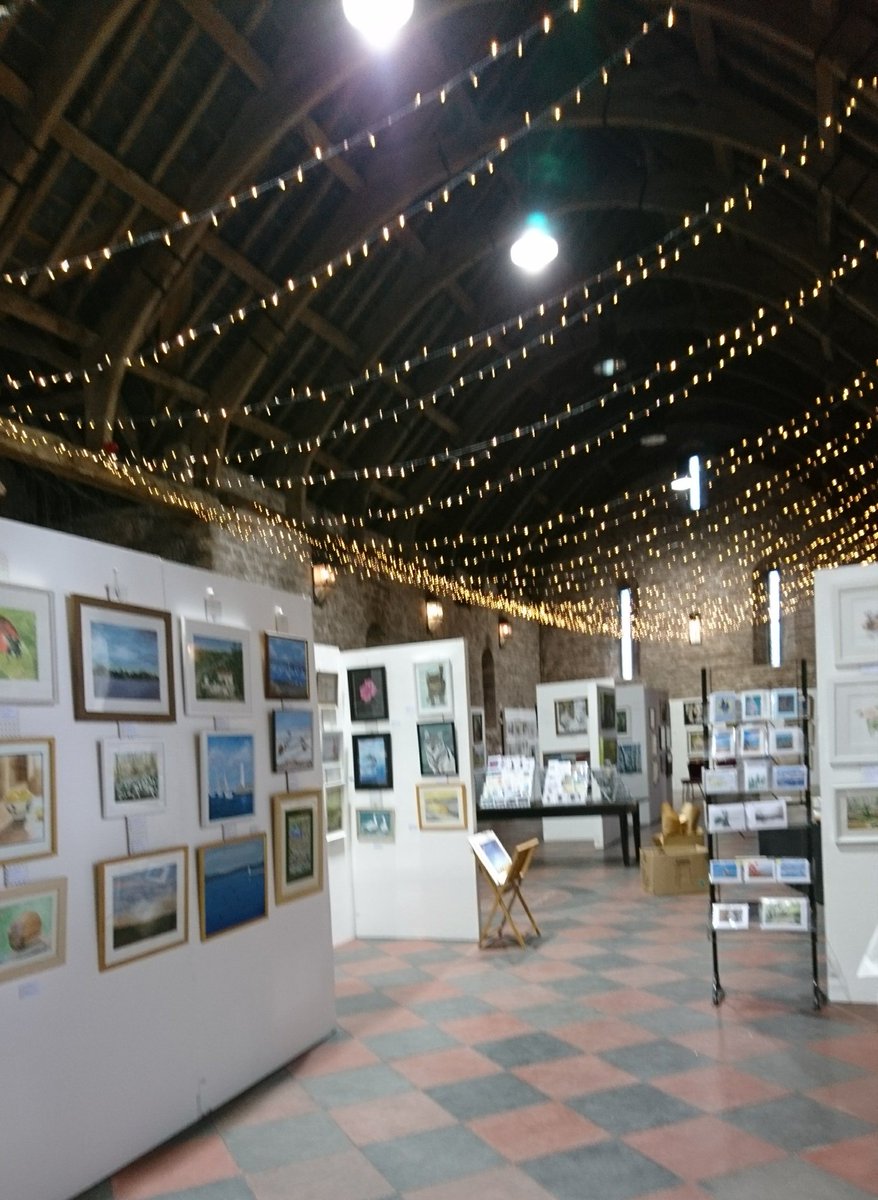 Susancavaliere's tweet photo. Art Exhibition Spanish Barn Torre Abbey Torquay starts Saturday 3rd February. It looks amazing. https://t.co/YRLWJ00Ant