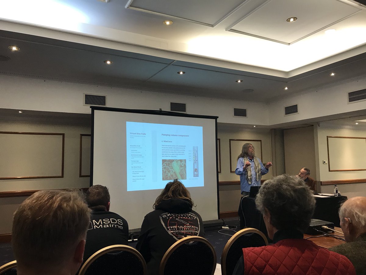 MalloryRHaas's tweet photo. At the Association of Protected Wreck Licenses #APWL listening to #HistoricEngland and Kevin Camidge of the new virtual trails and site digitising of many protected wrecks now online to see. https://t.co/kYmuDOhE2J