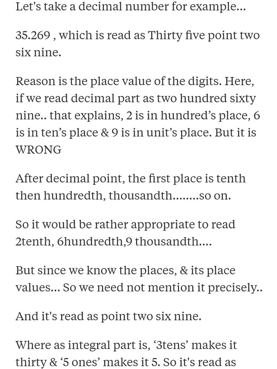 mathematico95's tweet image. #Mathematics 
#Mathematicians 
Why do we read #decimalnumbers every single digit after the decimal point in mathematics?
#math 
#mathematico