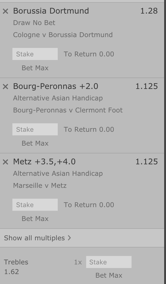 tipmebro's tweet photo. π Safe Treble π
#bourgperonnas #BorussiaDortmund #Metz #Marseille #fckoln #treble #betting #inplayman #bigboomtips #safebet #footytips #bettingtips #safetreble https://t.co/xLYvTJjS8f