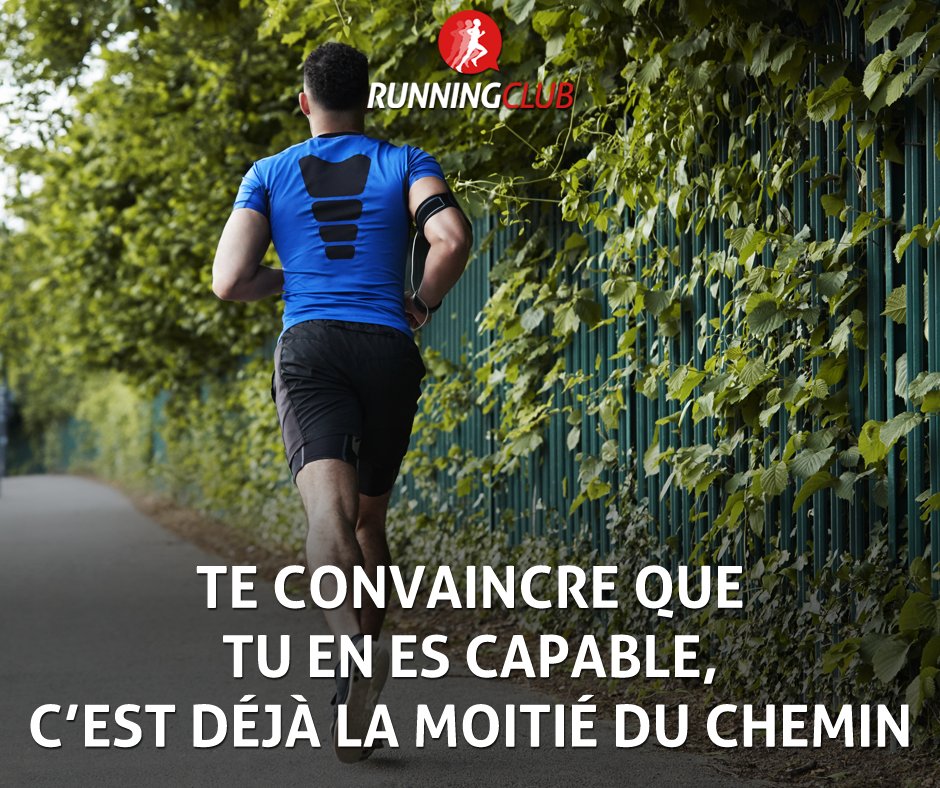 Running_Club's tweet photo. Avant tout, pour atteindre ton objectif, sois convaincu que tu peux le faire ! 💪 #running #motivation https://t.co/fexkalJKSz
