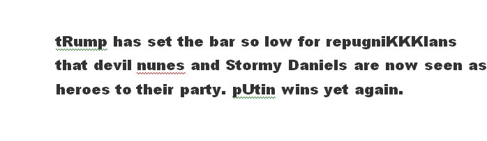 mtrav16's tweet photo. @RepAdamSchiff #FollowBackResistance #TheResistance #FBR #DOTARD #PowerRESIST #FUCKroymoore #REMOVEnunesNOW #RESIST#GRIFTERinchief #tRumprUssia #tRumpUtin #NOTmypresident #TRAITORS .@AP.@Reuters.@NYTimes.@WSJ.@CNN.@MSNBC.@WashingtonPost.@MSNBC.@nypost.@foxnews(NOISE).@thehill https://t.co/Jgi0H8RRth