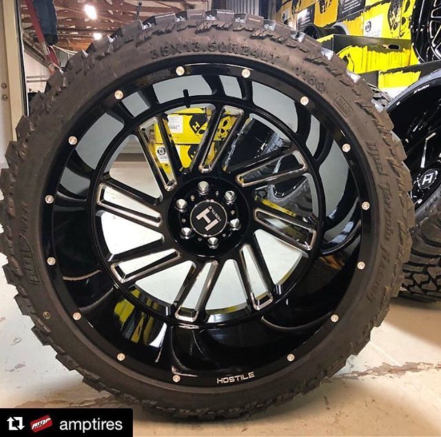 damon4x4parts's tweet photo. #Repost @amptires with @get_repost
・・・
35x13.50x24’s mounted on @hostilewheels from @ewheeldeal #AmpTires #terrainattack #mudterrain https://t.co/seKdVt5RLE https://t.co/ZC9bbXV9MY