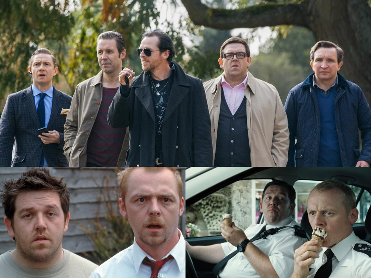 HalifaxCinema's tweet photo. SPECIAL: Catch all of @edgarwright's Cornetto Trilogy (SHAUN OF THE DEAD, HOT FUZZ and THE WORLD'S END) Saturday @ Park Lane beginning at 5:45pm, $9 per flick (discount for multiple) #FlashbackFilmFest #FBFFest 🧟‍♀️👮‍♂️🍻 🍦🍦🍦 https://t.co/dA1nI3Ji6v