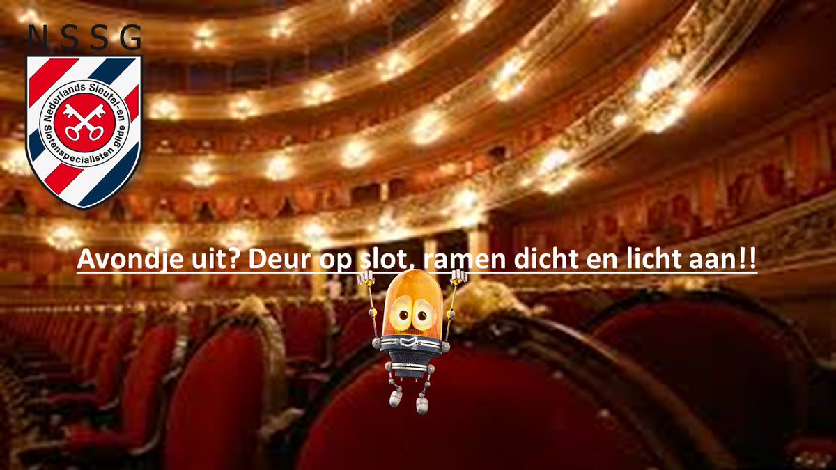 Gaat u een avondje uit? Deur op slot, ramen dicht en licht aan!!#maakhetzeniettemakkelijk #inbraak #beveiliging #avondjeuit