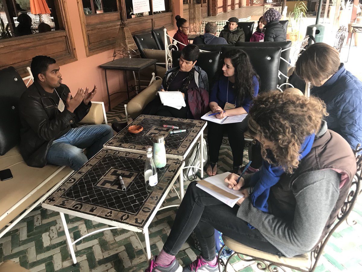 ZeroZbel's tweet photo. @ZeroZbel accueille plus de 40 associations environnementales venant des 5 continents, à #Marrakech. Les membres de @GAIAnoburn sont là pour parler de la promotion des approches Zero Déchets à travers le monde
#ZeroWaste #NoIncineration #ZeroZbel https://t.co/sa6aCcGzVu