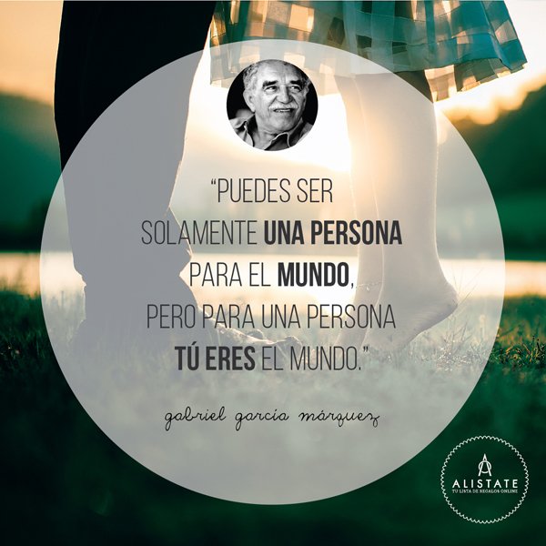 alistate_info's tweet photo. ❤️🧡💙Etiquetá a esa persona que es tu mundo.

Lo harás sentir especial 😊

#BuenViernes y #BuenFinde para todos

#ListaDeRegalos #Casamiento #Boda #Wedding #Novias #regalos #frases #garciamarquez #MiLogro https://t.co/xzJh8H9Qnv