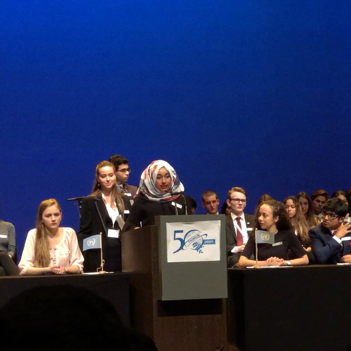 shahlaist's tweet photo. Closing ceremony was really motivational and gave a positive outlook into the future where we pose as ambassadors of change through the means of civil society. ALSO..s/o to Fatema who gave the verdict in the ceremony so proud woop! This week was a great experience truly #ISTmun18 https://t.co/yLb56NPwR0