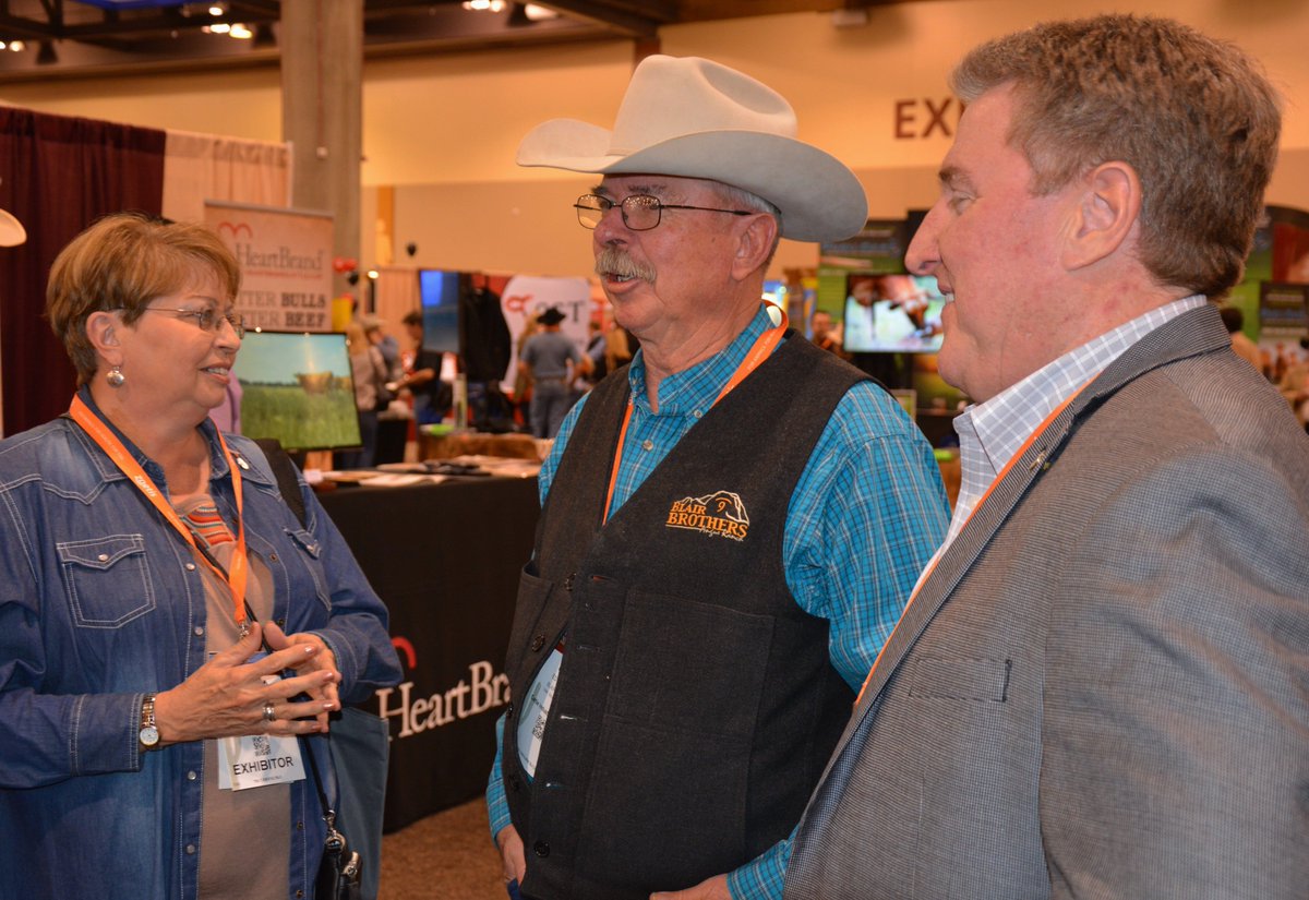 USMEF's tweet photo. Final day of #NCBA2018 trade show in Phoenix. Many producers stopped by @USMEF booth throughout the week to learn more about the importance of beef exports &amp; how @MyBeefCheckoff supports international marketing. #BEEFMEET https://t.co/f2GLYaf6oo
