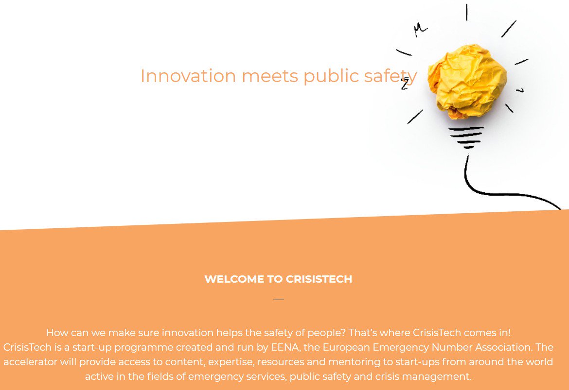 JeromeEENA's tweet photo. FF #CrisisTech start-ups: @Solheim_nina @egeontech @PayServices @aedmap @nemergent1 @Zachranka_App @SaveSarah_app @NG112EMYnet @DroneSAR_Pilot @RISCalert
&amp; mentors:
@gasperbizjak @m_bornheim @ZamarroAlfonso @pabloguti3rr3z @hines_stephen @marosci @edparsons @romeoch @kaili_tamm https://t.co/UFp5IMOarU