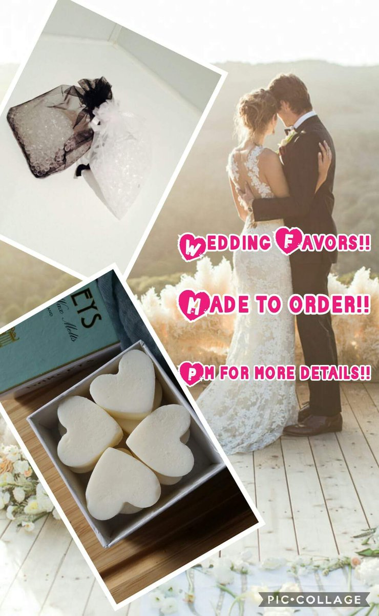gemmareedman's tweet photo. #weddingday  #weddings #weddingfavours #waxmelts #SmallBusiness #facebookpage #instagram https://t.co/KNbNgGQnSa
