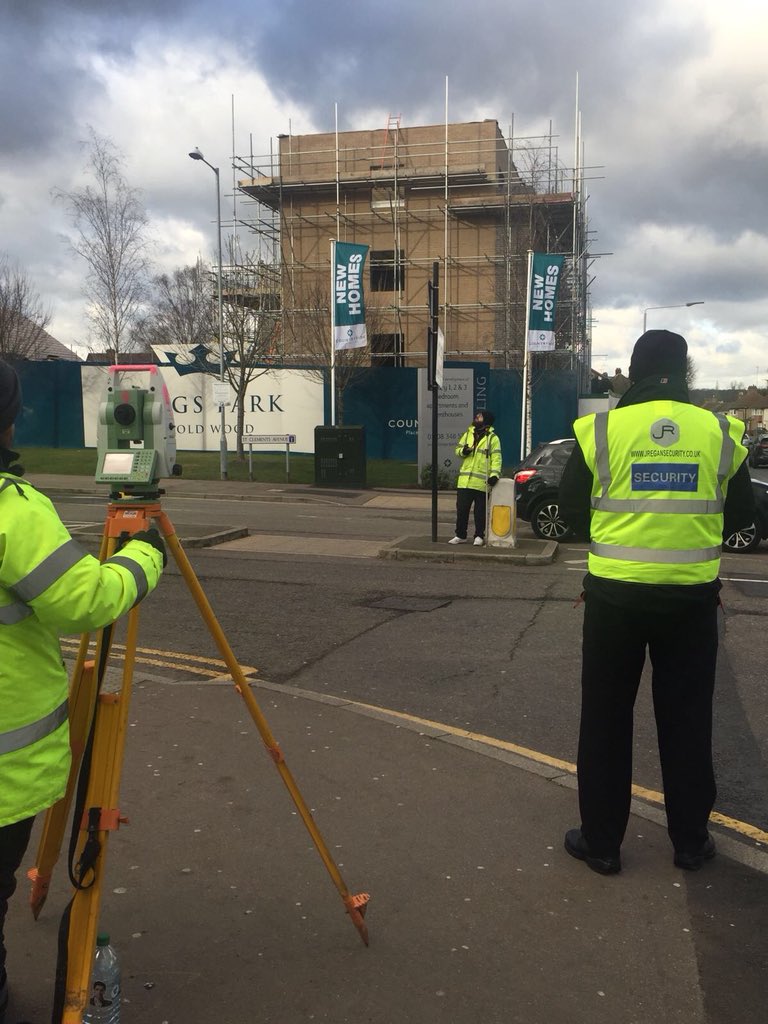 JReganSecurity's tweet photo. #newcontract #assetprotection #surveyingequipment #security #onlocation @visitlondon https://t.co/ESlQRvTLbv