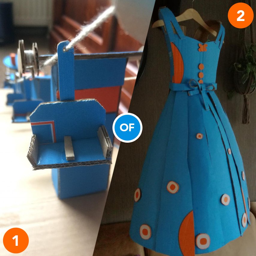 Welke Pakketpret-inzending moet volgens jou winnen deze maand? #skilift #jurk