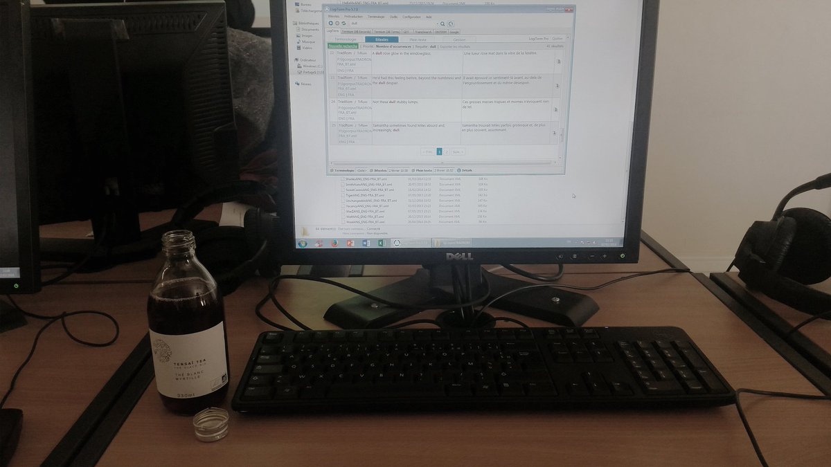 master_MRT's tweet image. Ce matin au MRT on a travaillé sur le logiciel de traduction #Logiterm ! Un outil indispensable pour le #traducteur ! Bon week-end à toutes et tous