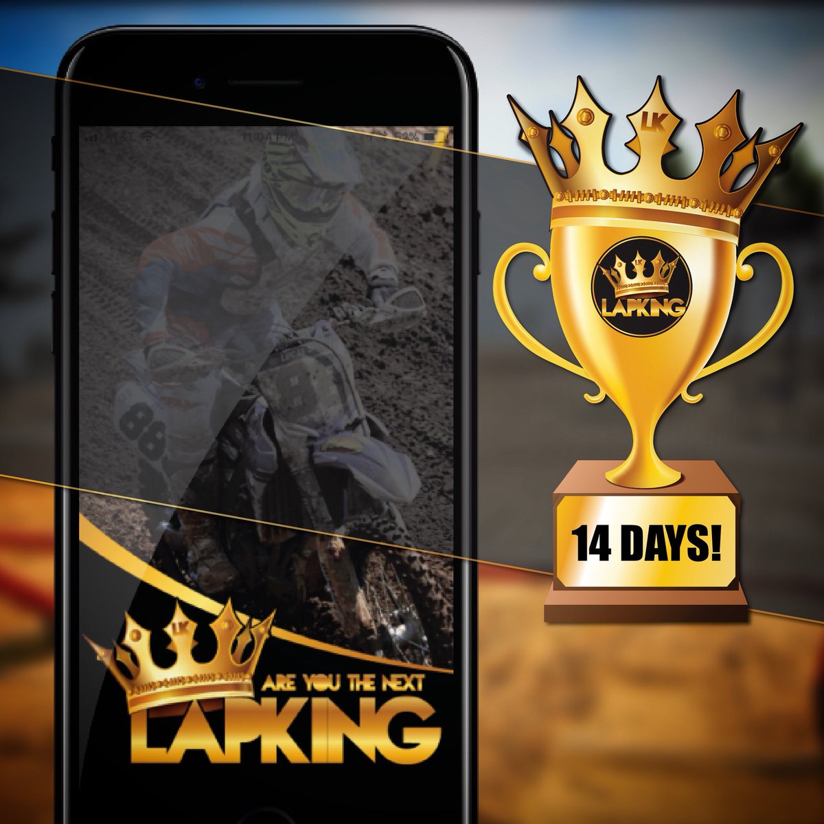 LapKingRacing's tweet photo. The home of social racing drops the gates in 14 days.  How many LapKings will you hold?  Better yet... how many will your friends hold ? 🤭 #LapKing #SocialRacing #Timetosettle https://t.co/KPhdDsXL8A