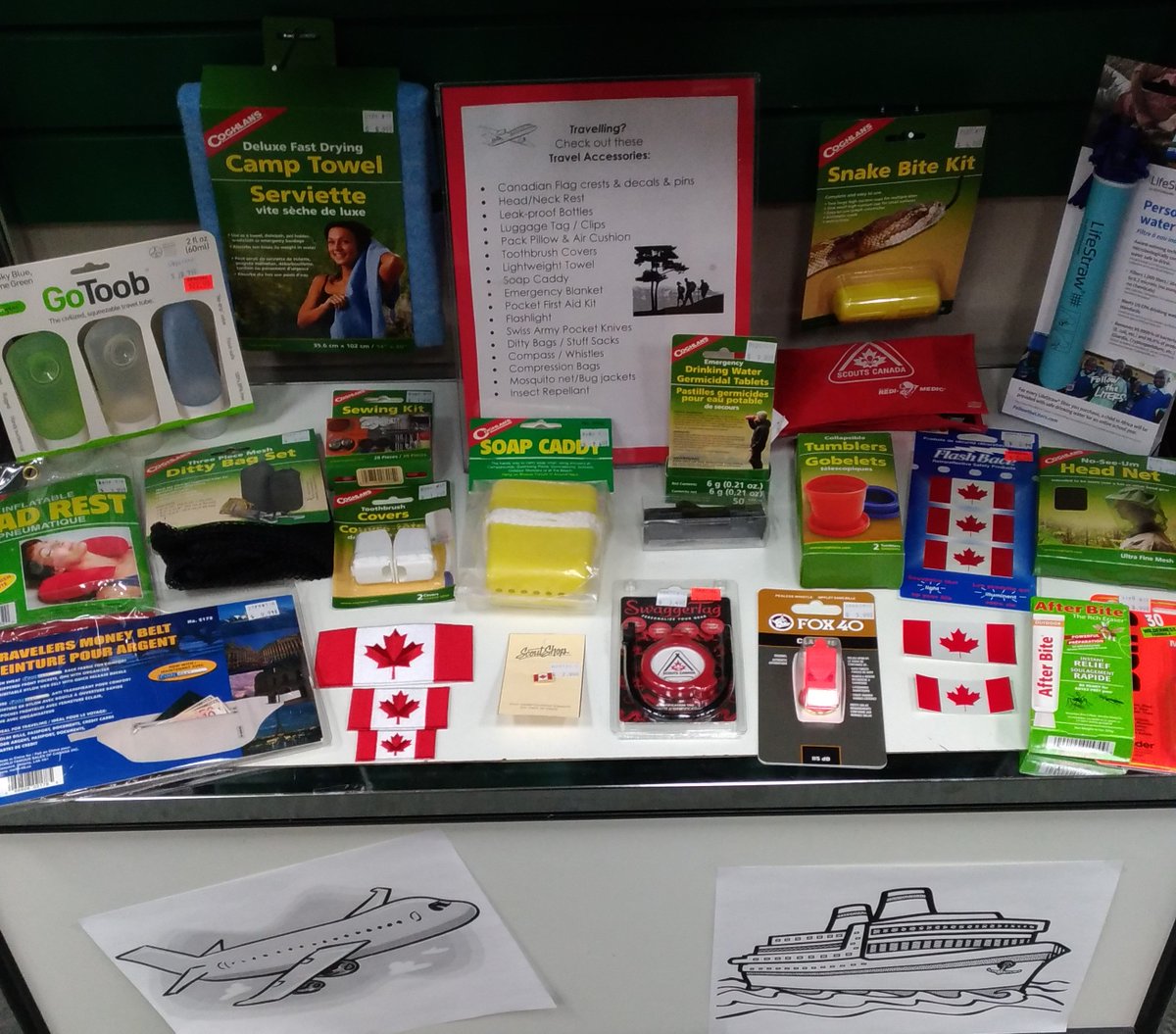 ScoutShopWnd's tweet photo. Taking a trip?  We have great travel accessories for all your needs. https://t.co/eZ6NGHrFYg