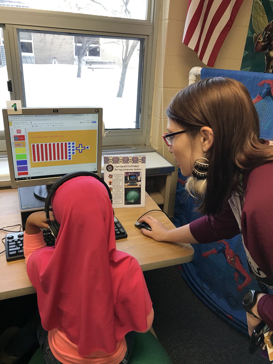 Personalized Learning at it’s best! 1st grader adding animations to her work. #googleslides #PLTweets #@PalmerLakeElem