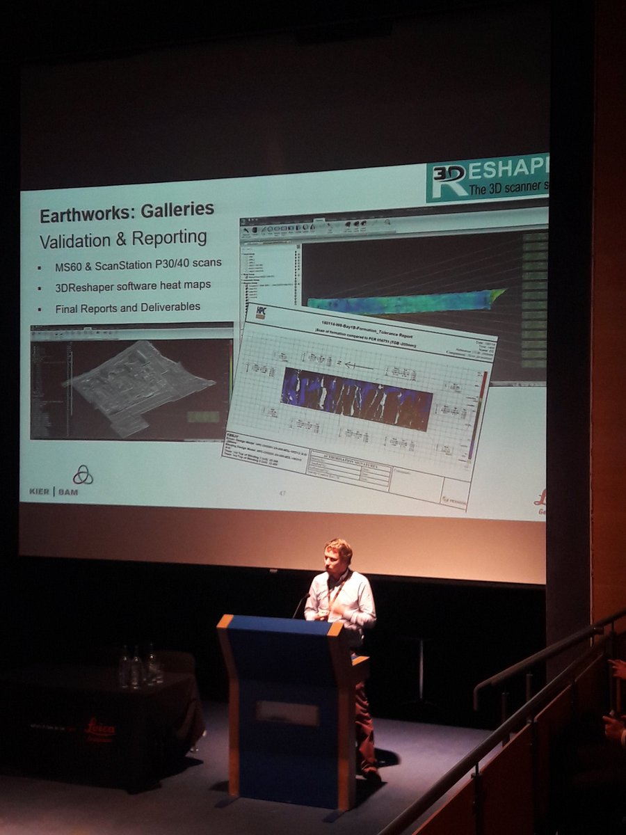 Jennifer_3D's tweet photo. Very interesting presentation from @mjw238 #kiergroup at #HDSUser2018 symposium on the impressive HinkleyPoint project. #3DReshaper GroundExtractor helped saving considerable time on the data processing and inspection reports have been highly useful to validate the work progress https://t.co/SzgUK98xTD