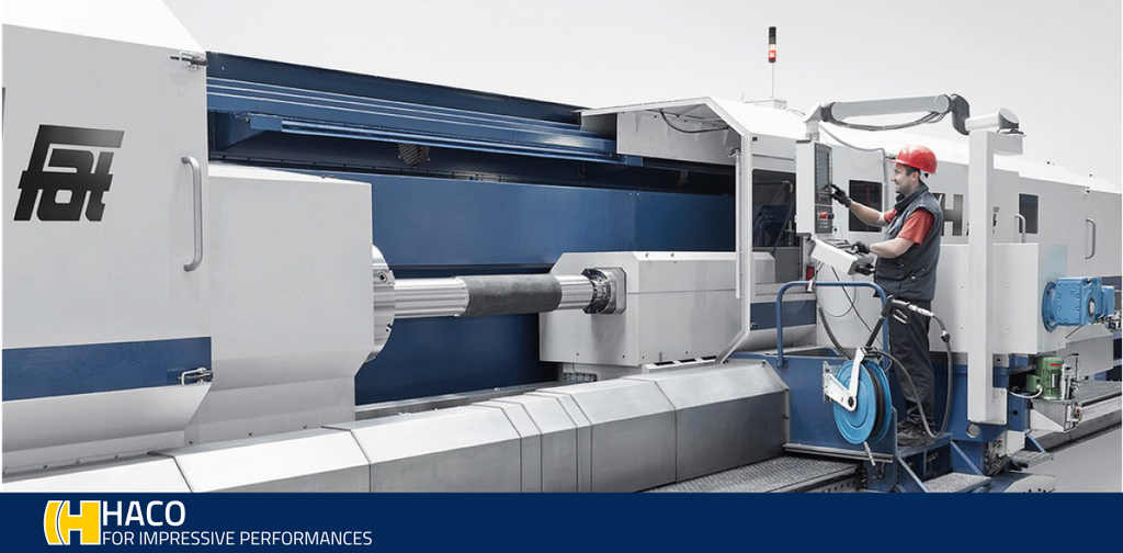 haco_com's tweet photo. The TUR – 4MN is a high-precision heavy duty lathe made for manufacturing high-precision, complicated parts in small and large batches. Discover more:  https://t.co/7yAttHpDYM https://t.co/incQGDKkGq