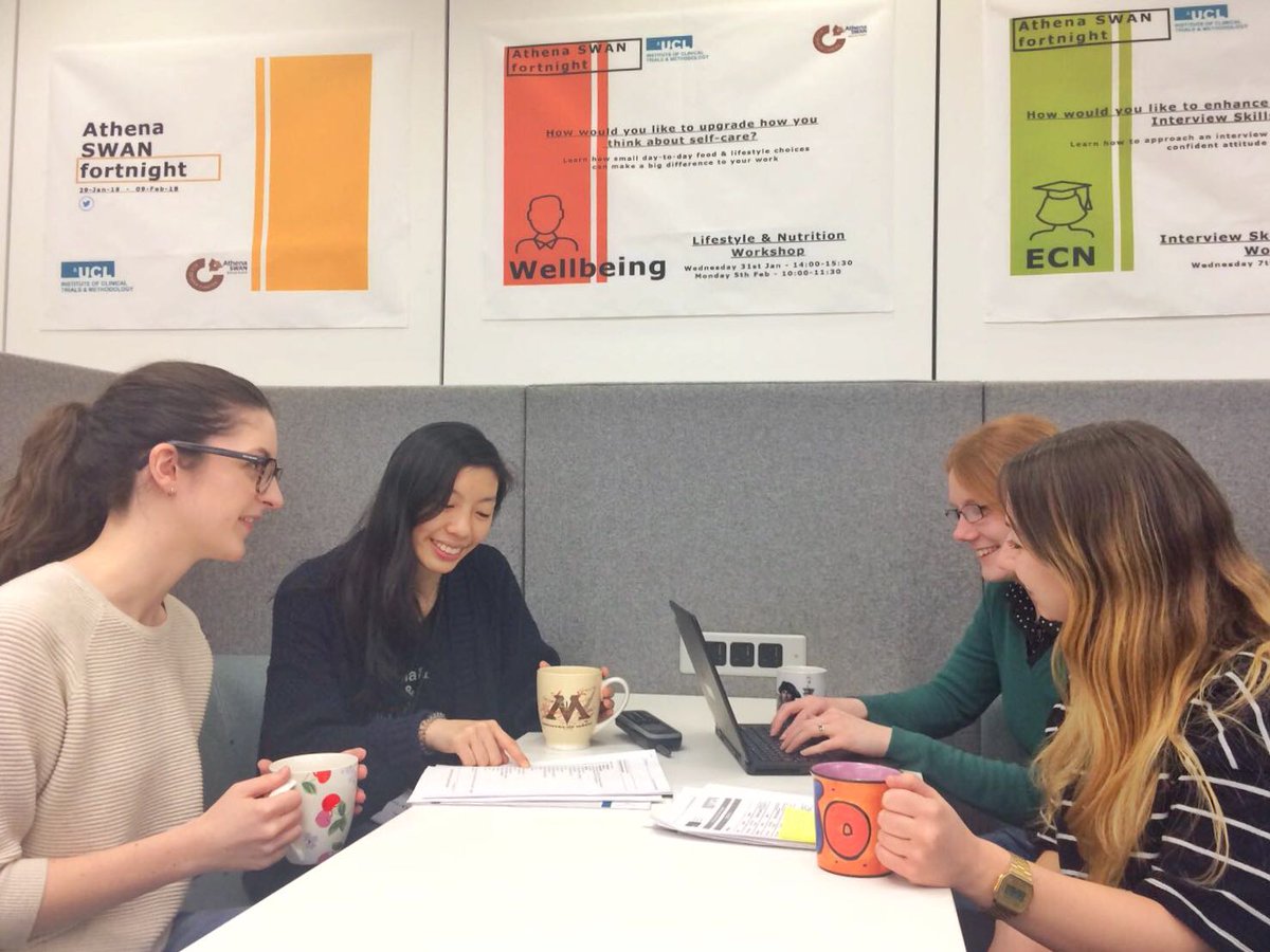 innovativectu's tweet photo. Catching up with colleagues (Do I get extra points for having the #ICTMAthenaSwan fortnight event posters in shot? 🤓) @Athena_SWAN #WomenInScience #WomenInSTEM #ClinicalTrials

Jo https://t.co/6DXY1dTYPn