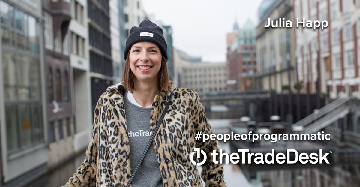 TheTradeDesk's tweet photo. “Even if everybody’s workload is high, your teammates are always willing to help – they’ll never let you down.” – Julia Happ, Senior Trading Specialist #PeopleofProgrammatic https://t.co/nNOHF7lCD9 https://t.co/TImGavKpxZ