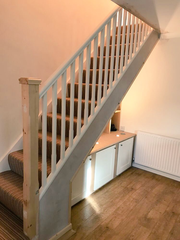 HeatingVale's tweet photo. Making the most of wasted space under the stairs 👌🏼 all hand built with a great finish #VHP https://t.co/0G3u0NA3M0