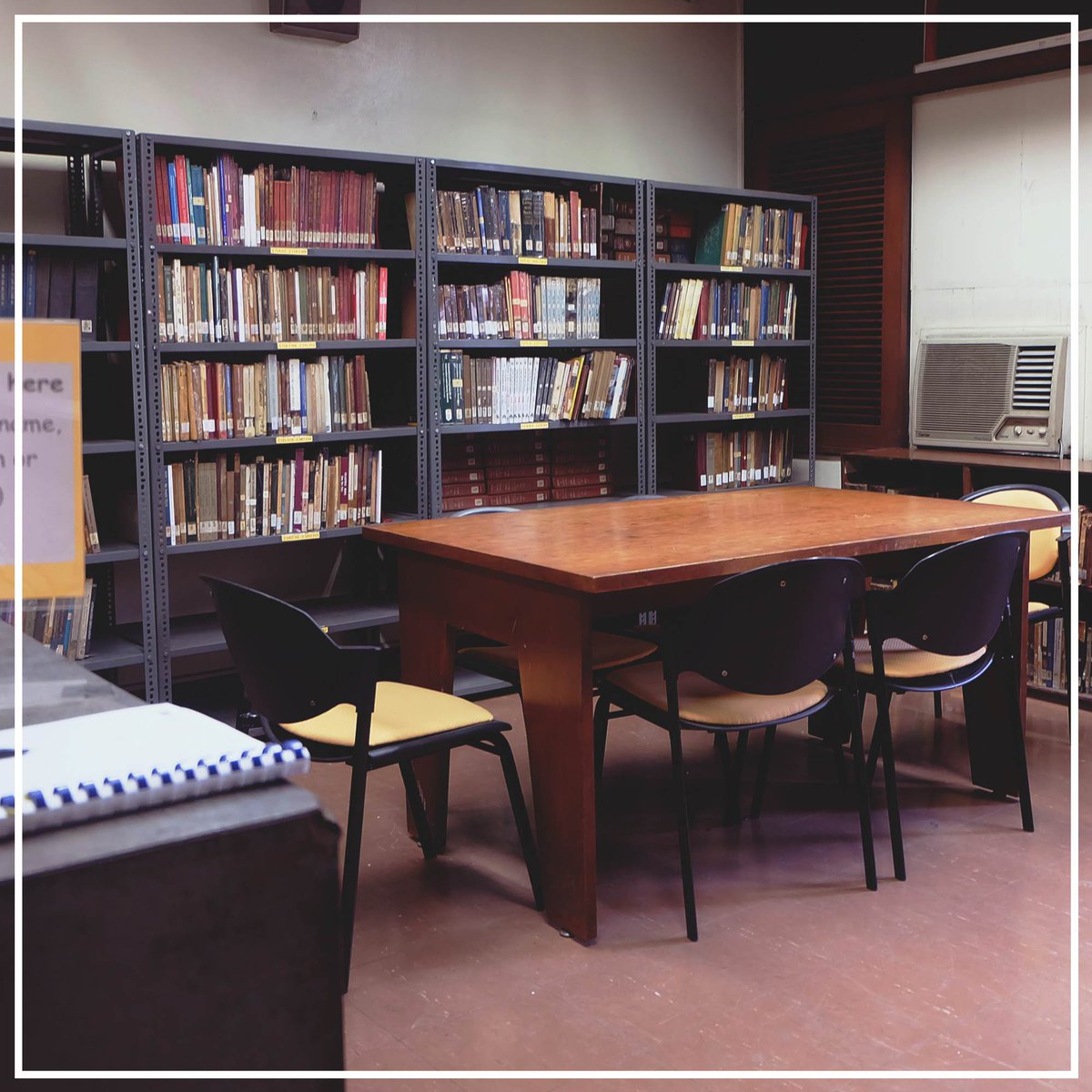 PNULib's tweet photo. Curious about the theories, concepts and everything in between about libraries? Come and read some books about it. Visit our Library &amp; Information Science Collection, it provides materials for our LIS major students but everyone is welcome. Check it out! https://t.co/GuTge2skGS